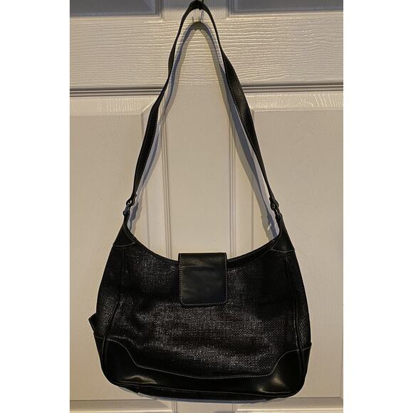 MAXX New York Polypropylene Leather Shoulder Handbag, Plaid. - Picture 5 of 16